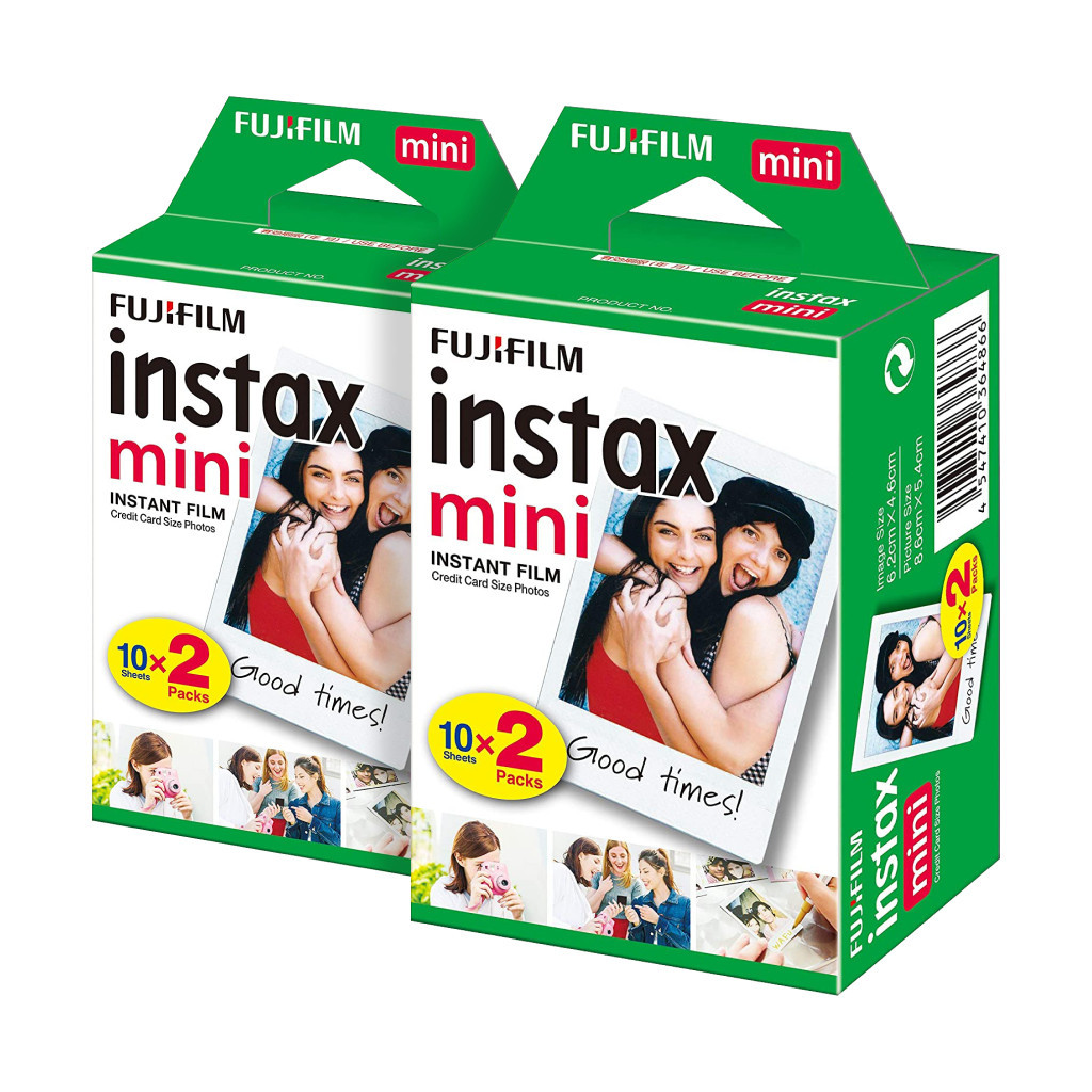 Fujifilm Instax Mini Colorfilm Glossy 10x2 Pak Duo Pack