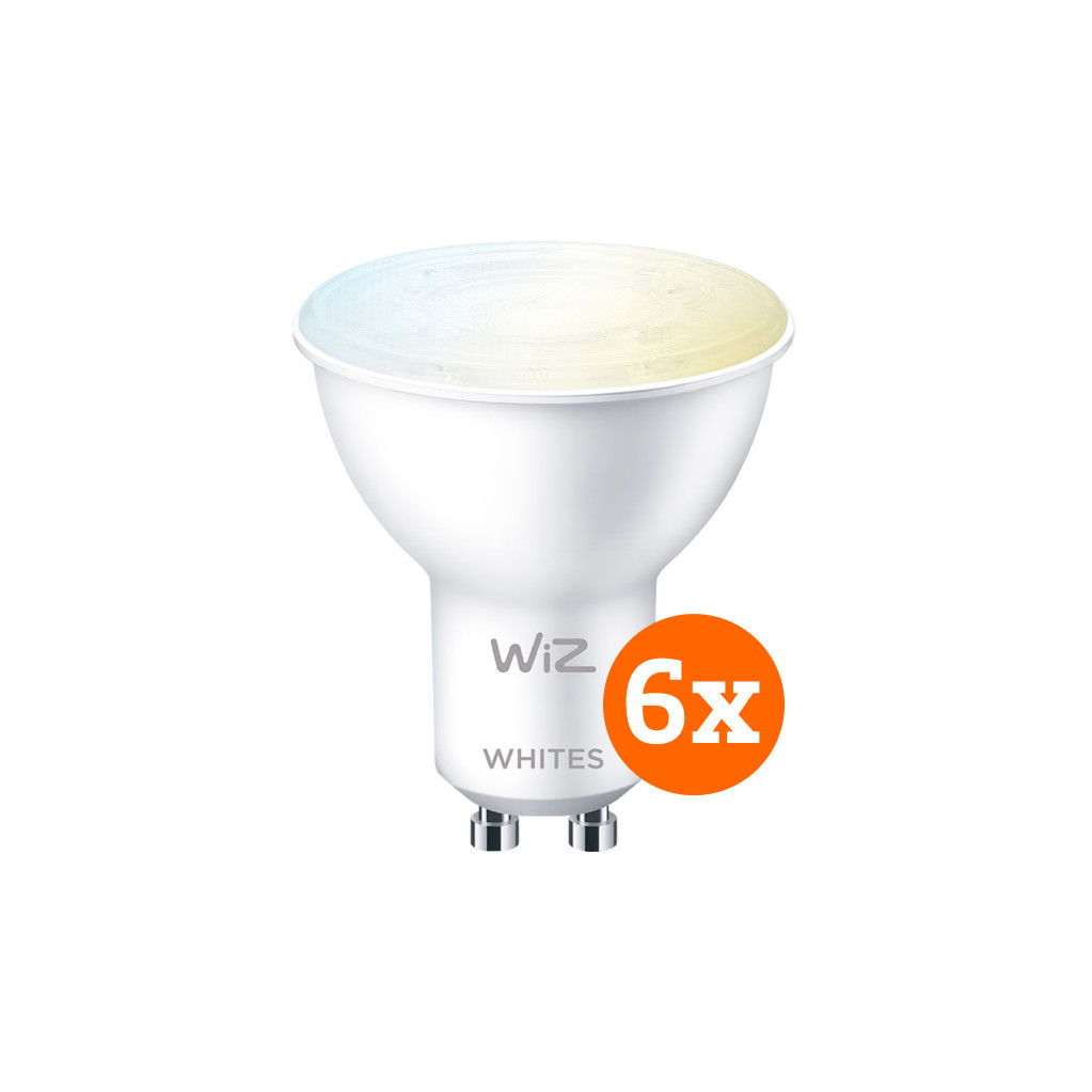 WiZ Smart Spot 6-pack - Warm tot Koelwit licht - GU10
