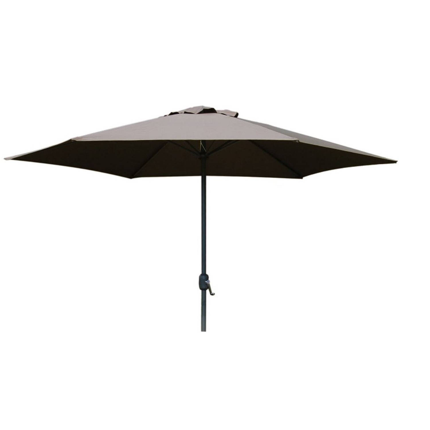 Parasol Luxe 6-ribs - Ø 300cm - taupe