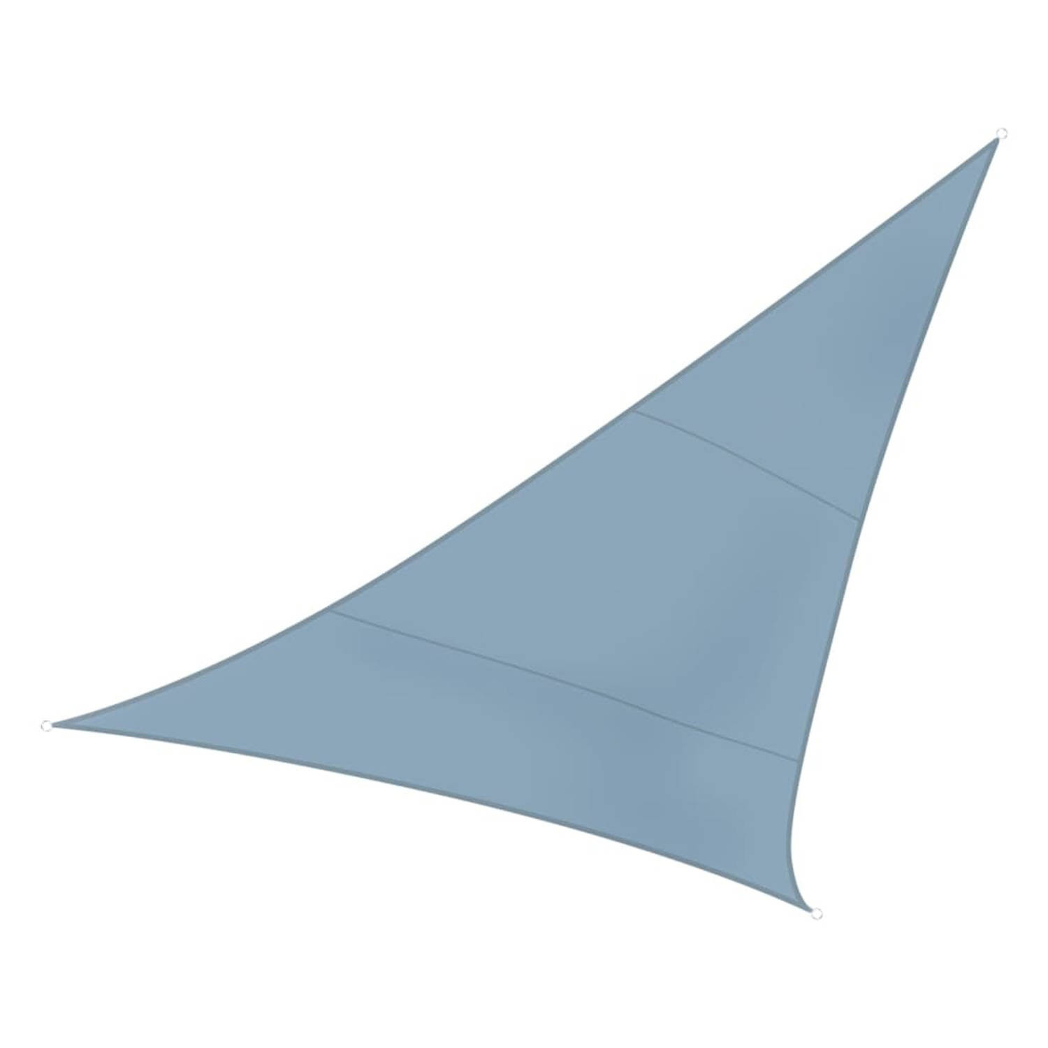 Perel Schaduwzeil driehoekig 3,6 m leigrijs