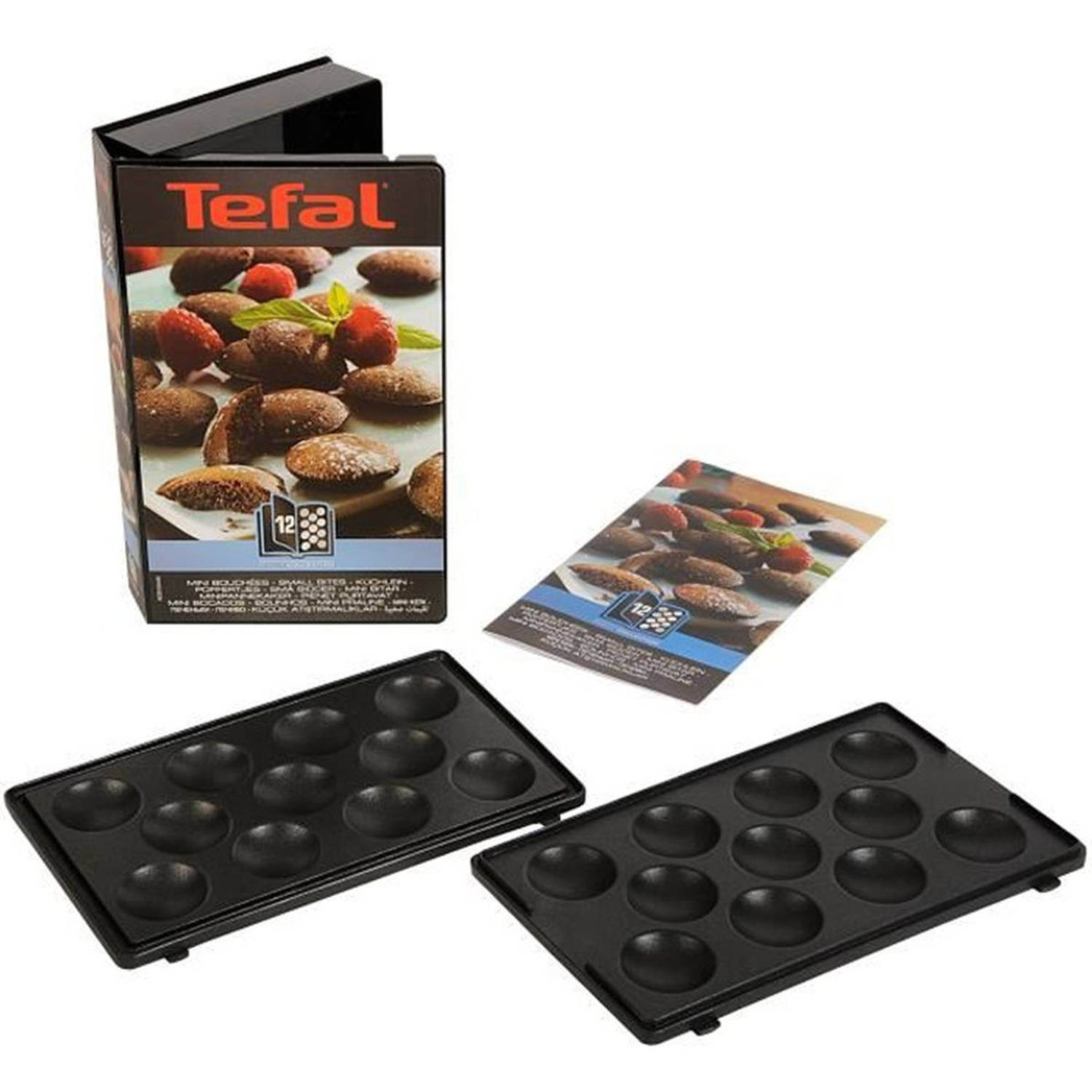 TEFAL Accessoires XA801212 Set van 2 Mini Bites Snack-collectie