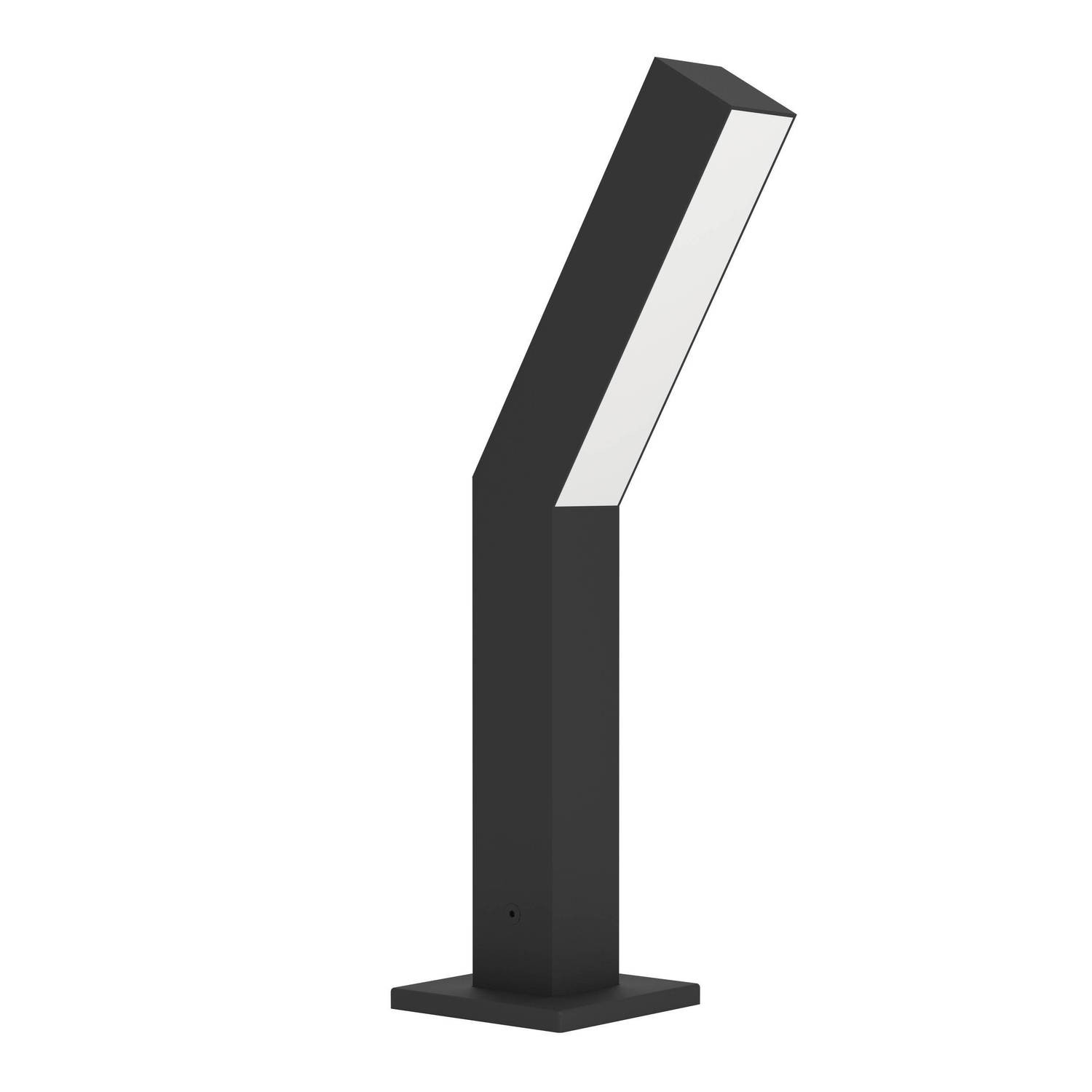 EGLO Ugento Sokkellamp - Staande lamp Buiten - Padverlichting - LED - 36 cm - Zwart/Wit
