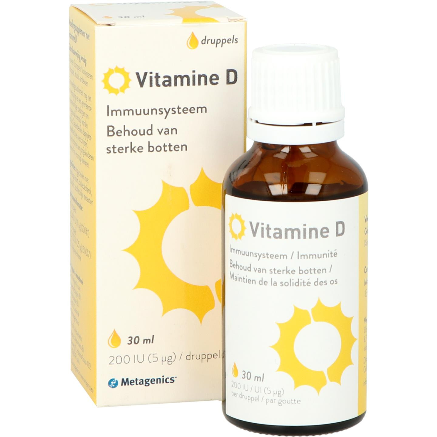 Vitamine D 200 IE (5 mcg)