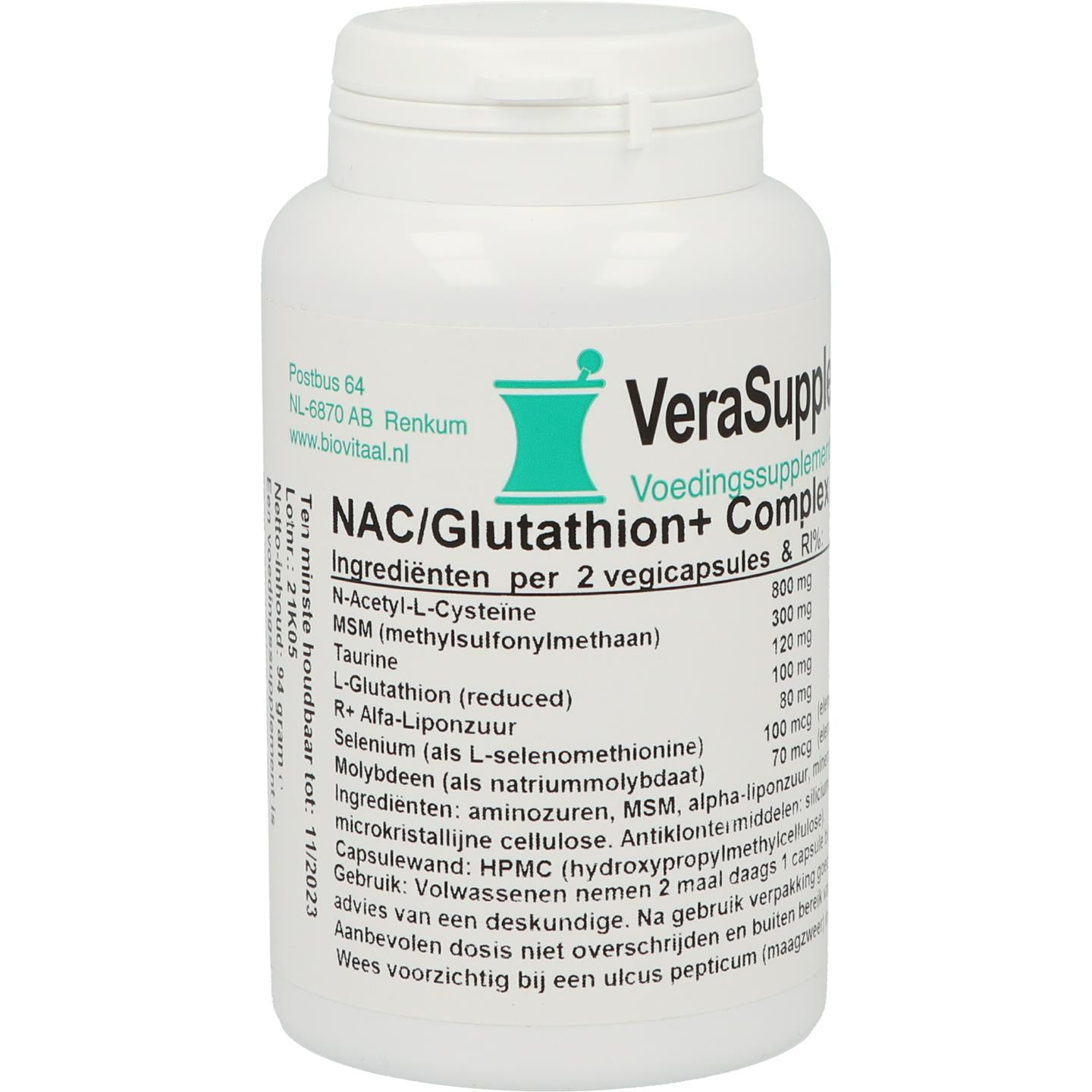 NAC/Glutathion+ complex