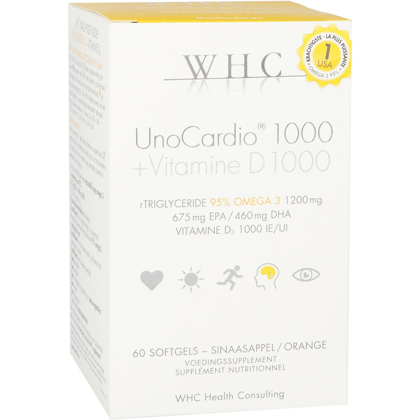 UnoCardio 1000 + Vitamine D 1000