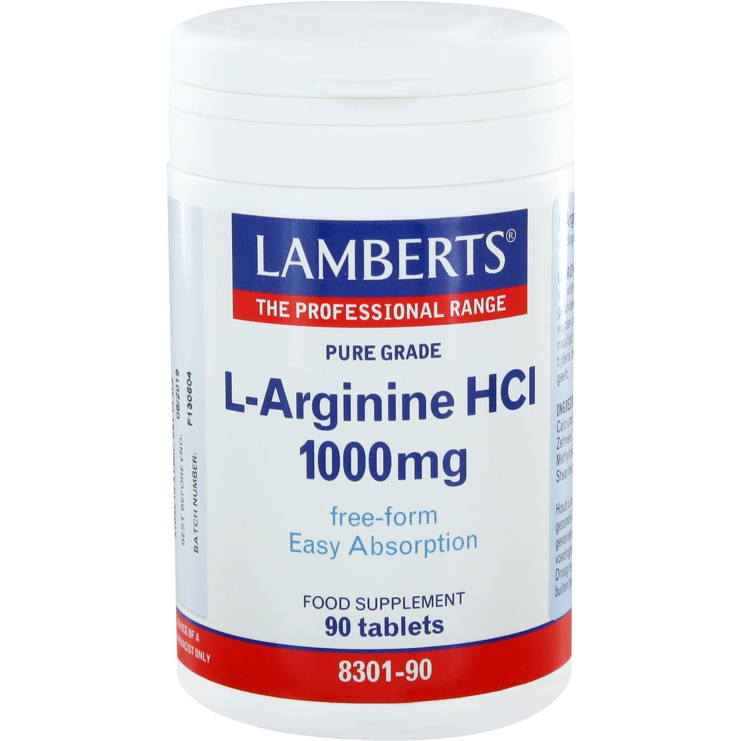 L-Arginine HCl 1000 mg