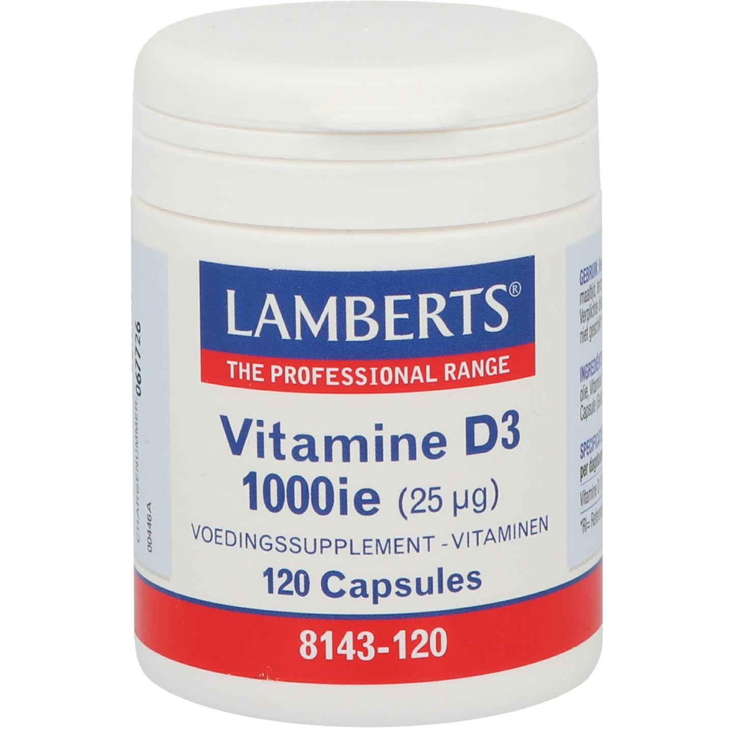 Vitamine D3 1000 IE 25 mcg