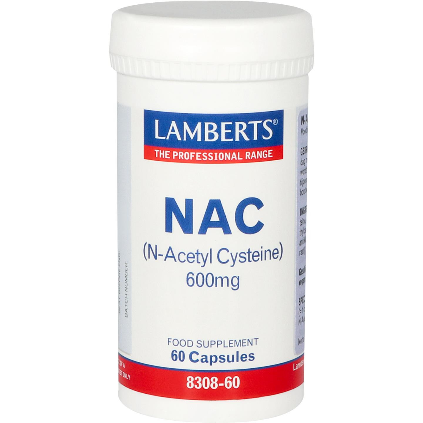 NAC (N-Acetyl Cysteïne) 600 mg