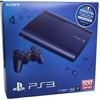 Sony PlayStation 3 super slim 500 GB [incl. draadloze controller] blauw