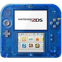 Nintendo 2DS transparant blauw