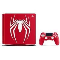 Sony Playstation 4 slim 1 TB [Spider-Man Limited Edition incl. draadloze controller] rood