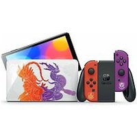 Nintendo Switch OLED 64 GB [Pokemon Scarlet & Violet Editie incl. controller rood/paars] wit