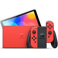 Nintendo Switch OLED 64 GB [Mario Editie incl. controller rood] rood