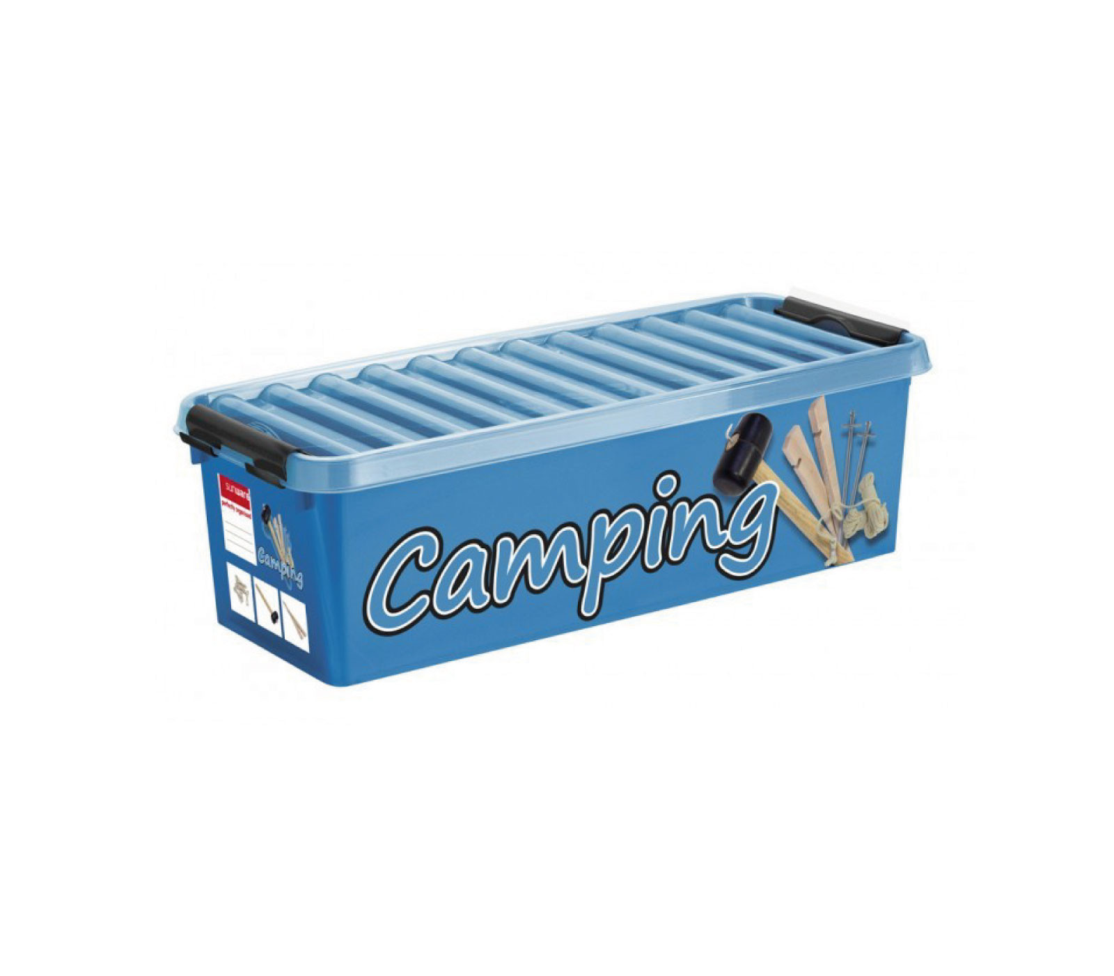 Sunware Q-line camping box met inzet 9,5L blauw zwart