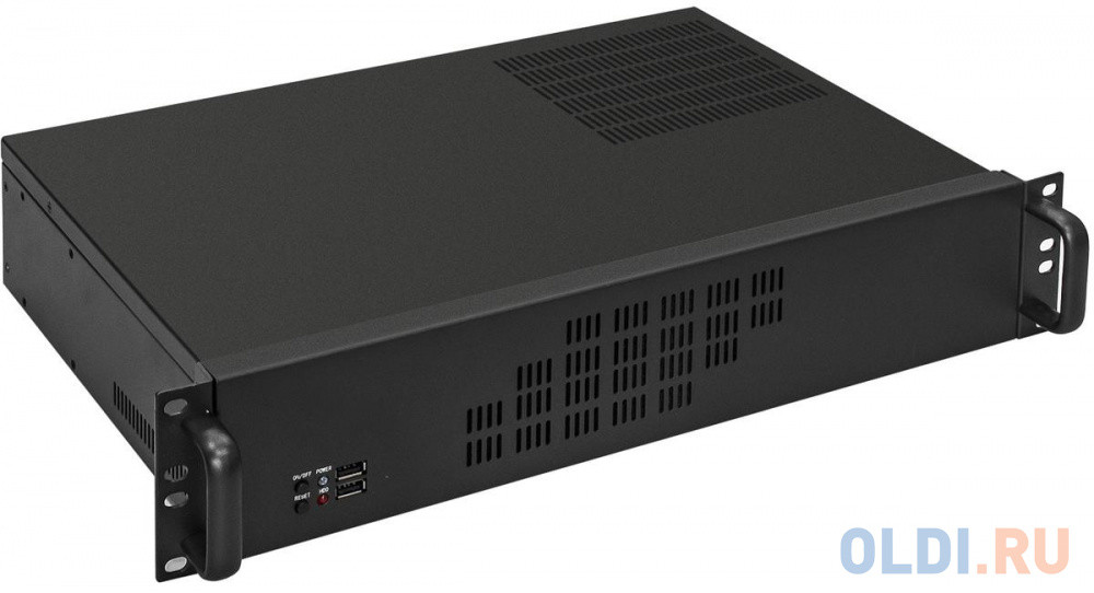 Серверный корпус ExeGate Pro 2U300-04 &lt;RM 19&quot;, высота 2U, глубина 300, без БП, USB&gt;