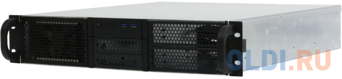 Procase RE204-D2H5-A-48 Корпус 2U server case,2x5.25+5HDD,черный,без блока питания(2U,2U-redundant),глубина 480мм,ATX 12&quot;x9.6&quot;