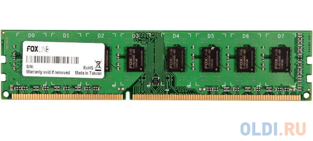 Оперативная память для компьютера Foxline FL3200D4U22-16G DIMM 16Gb DDR4 3200 MHz FL3200D4U22-16G