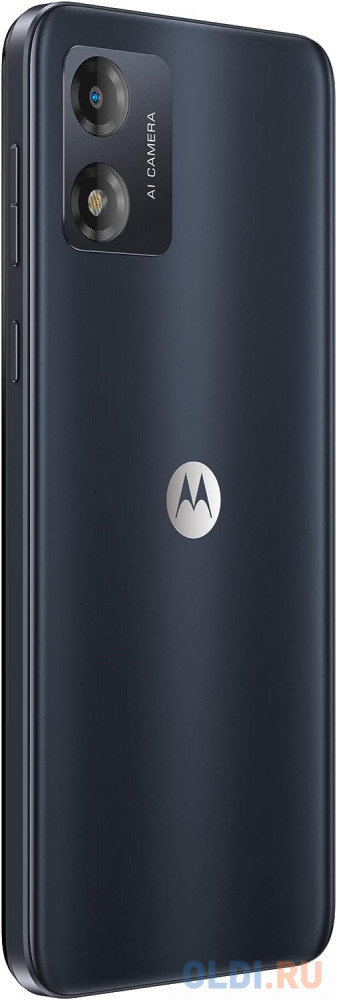 Смартфон Motorola XT2345-3 E13 64Gb 2Gb черный моноблок 3G 4G 2Sim 6.5&quot; 720x1600 Android 13 13Mpix 802.11 a/b/g/n/ac GPS GSM900/1800 GSM1900 Touc