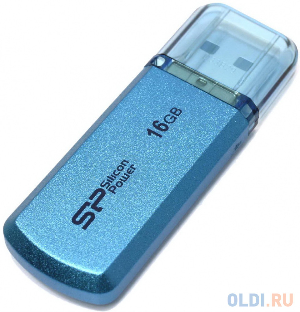 Внешний накопитель 16GB USB Drive &lt;USB 2.0 Silicon Power Helios 101 Blue (SP016GBUF2101V1B)