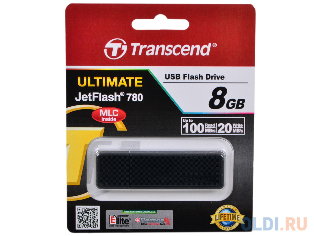 Внешний накопитель 8GB USB Drive &lt;USB 3.0 Transcend 780 (TS8GJF780)
