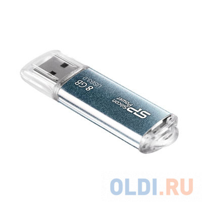 Внешний накопитель 8GB USB Drive &lt;USB 3.0 Silicon Power Marvel M01 Blue (SP008GBUF3M01V1B)