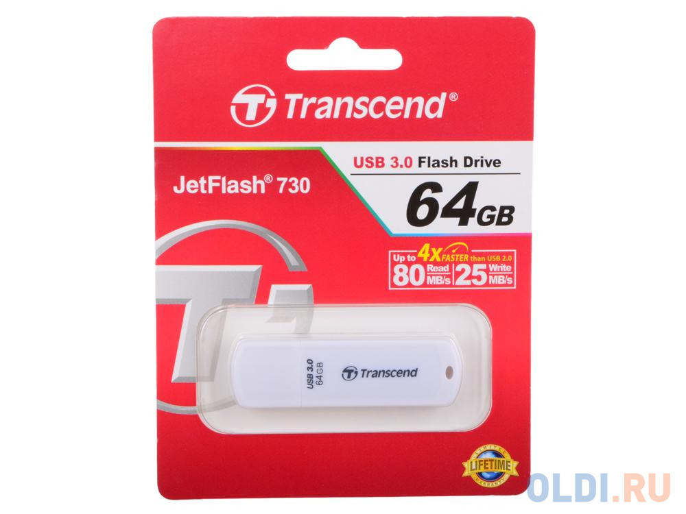 Внешний накопитель 64GB USB Drive &lt;USB 3.0 Transcend 730 (TS64GJF730)