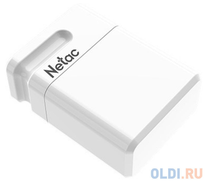 Флеш Диск Netac U116 64Gb &lt;NT03U116N-064G-30WH&gt;, USB3.0, миниатюрная пластиковая белая