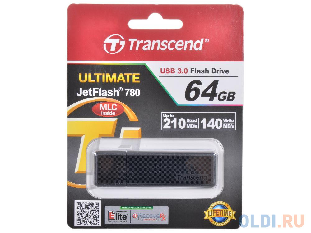 Внешний накопитель 64GB USB Drive &lt;USB 3.0 Transcend 780 (TS64GJF780)