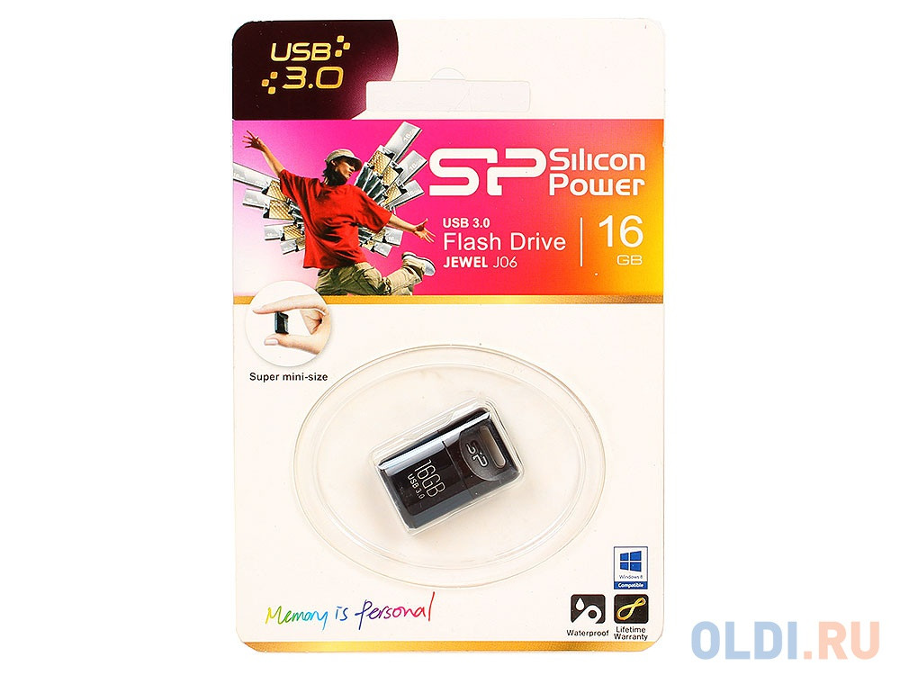 Внешний накопитель 16GB USB Drive &lt;USB 3.0 Silicon Power Jewel J06 (SP016GBUF3J06V1D)