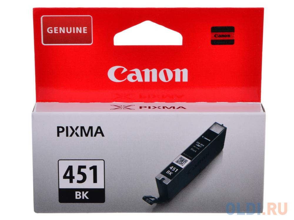 Картридж Canon CLI-451Bk CLI-451Bk 1100стр Черный