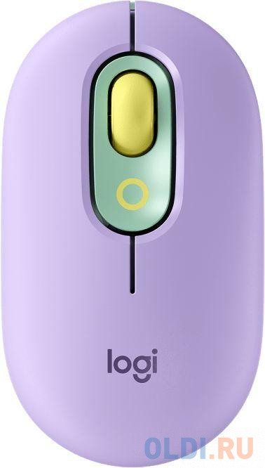 Мышь беспроводная Logitech POP Mouse with emoji фиолетовый USB + Bluetooth 910-006547
