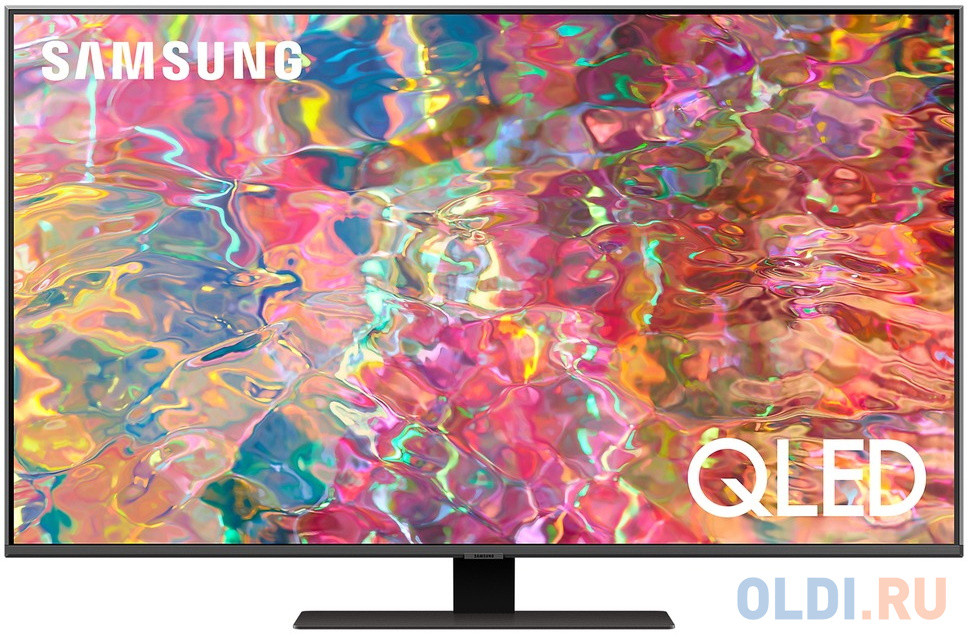 Телевизор 50&quot; Samsung QE50Q80BAUXCE серебристый 3840x2160 50 Гц Smart TV Wi-Fi 2 х USB RJ-45 Bluetooth 4 х HDMI