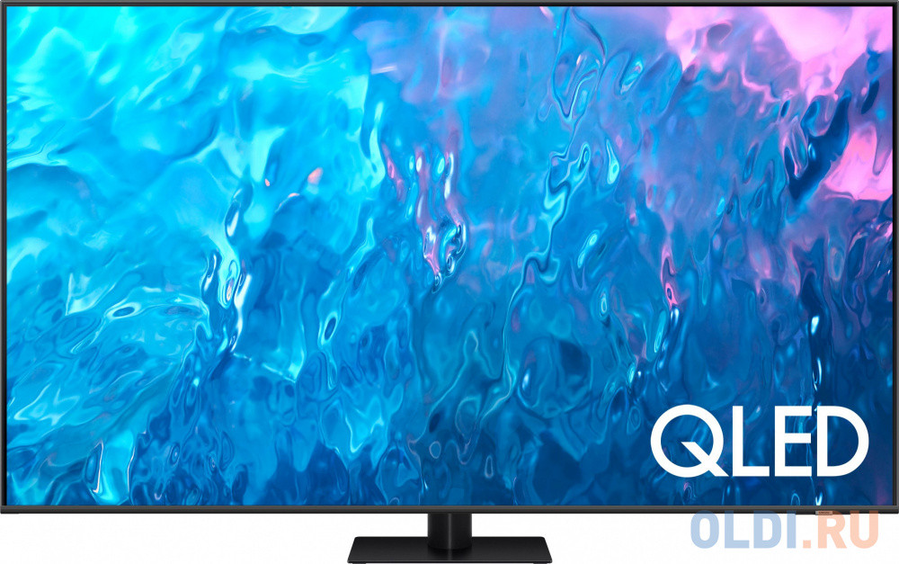 Телевизор QLED Samsung 75&quot; QE75Q70CAUXRU Q темно-серый 4K Ultra HD 120Hz DVB-T DVB-T2 DVB-C DVB-S DVB-S2 USB WiFi Smart TV