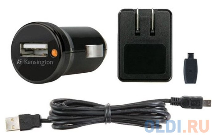 Автомобильное зарядное устройство Kensington K38057EU USB черный