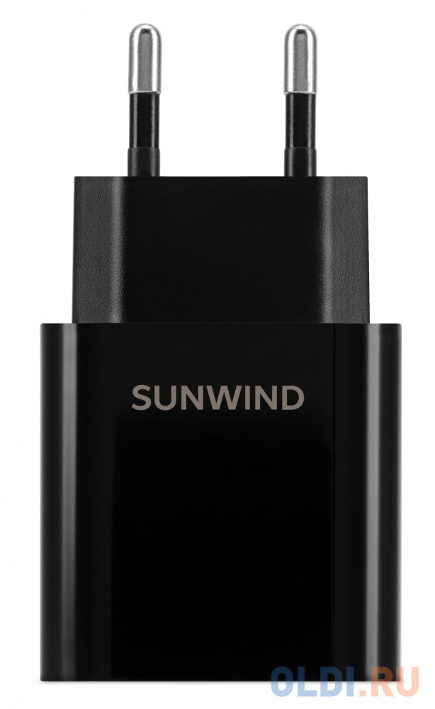 Сетевое зар./устр. SunWind SWWA2 20W 3A (PD) USB-C черный (SWWA2H0100BK)
