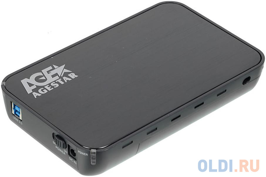 Внешний контейнер для HDD 3.5&quot; SATA AgeStar 3UB3A8-6G USB3.0 черный
