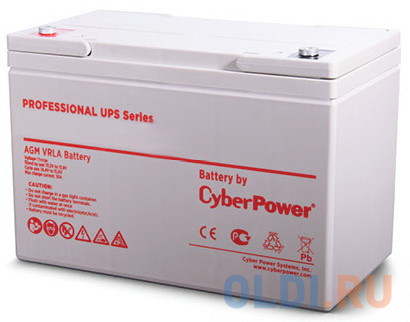 Battery CyberPower Professional UPS series RV 12290W, voltage 12V, capacity (discharge 20 h) 80.8Ah, capacity (discharge 10 h) 75.8Ah, max. discharge