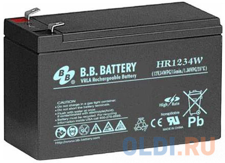 Аккумуляторная батарея для ИБП BB HR 1234W 12В,  7Ач