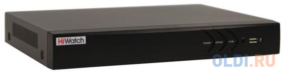 4-х канальный гибридный HD-TVI регистратор c технологией AoC (аудио по коаксиальному кабелю) для аналоговых HD-TVI AHD и CVI камер + 1 IP-канал (до 6