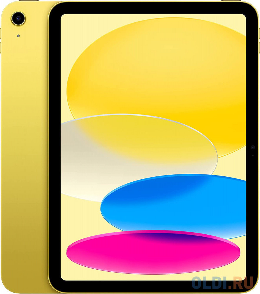 Планшет Apple iPad 2022 A2696 A14 Bionic 6С ROM64Gb 10.9&quot; IPS 2360x1640 iOS желтый 12Mpix 12Mpix BT WiFi Touch 10hr