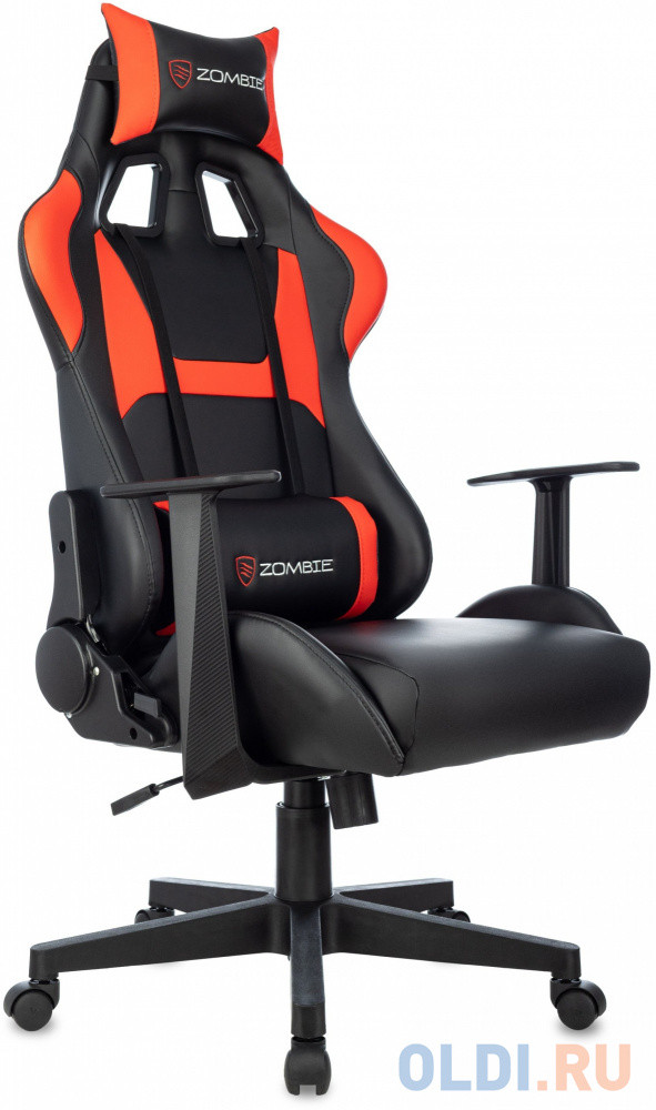 Кресло для геймеров Zombie Game Penta черный/красный