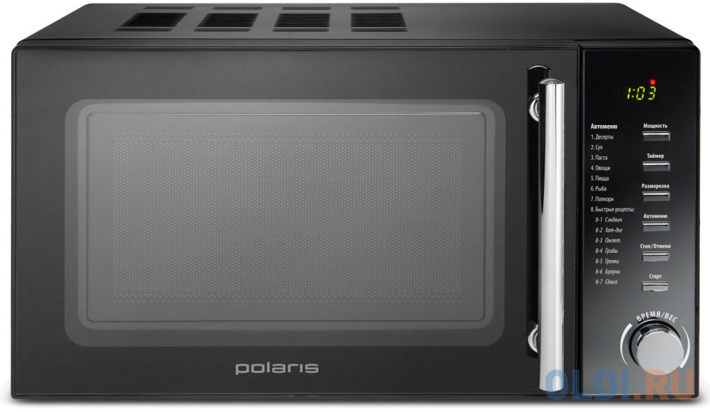 Микроволновая Печь Polaris PMO 2002D RUS 20л. 1200Вт черный