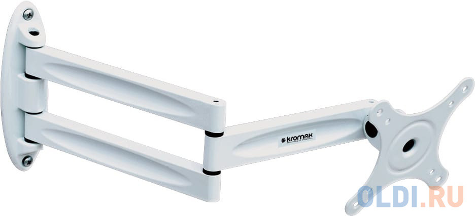 Кронштейн Kromax Techno-11 белый, для LED/LCD TV 10&quot;-32&quot;, max 15 кг, настенный, 5 ст свободы, max VESA 100x100 мм