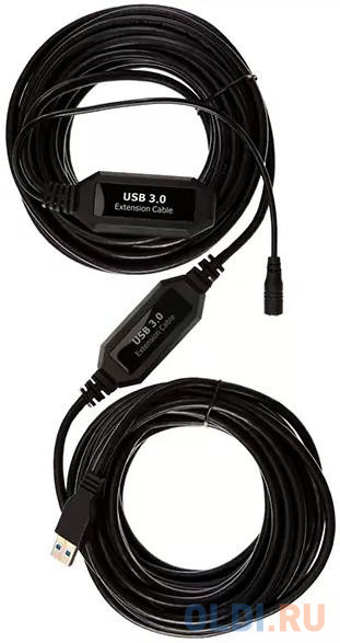 Кабель-адаптер USB3.0-repeater, удлинительный активный &lt;Am--&gt;Af&gt; 15м VCOM &lt;CU827-15M&gt;
