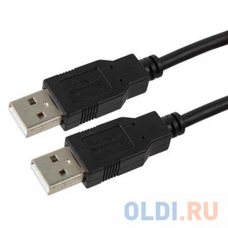 Кабель интерфейсный USB 2.0 AM-AM 1.8м Cablexpert черный CCP-USB2-AMAM-6
