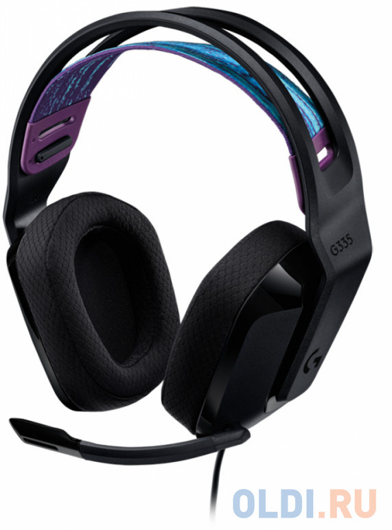Игровая гарнитура проводная Logitech G335 Wired Gaming Headset черный 981-000978