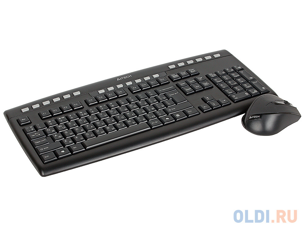 Клавиатура + Мышь A4Tech V-Track 9200F USB Black 2.4G наноприемник