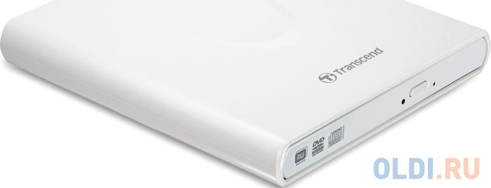 Внешний привод DVD±RW Transcend TS8XDVDS-W USB 2.0 белый Retail