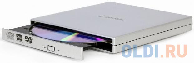 USB 2.0 Gembird DVD-USB-02-SV пластик, серебро