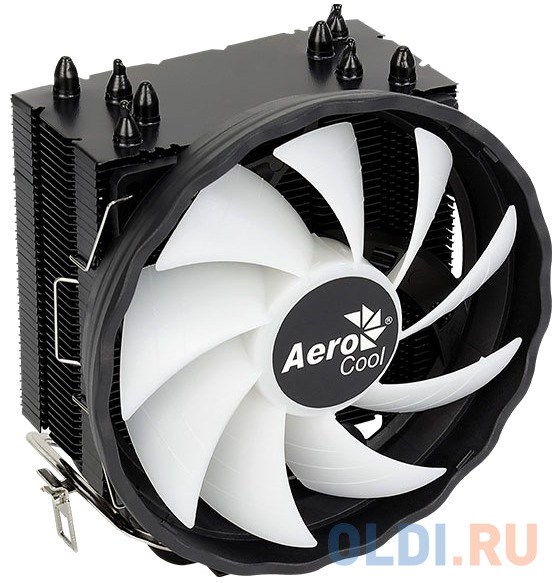 Кулер для процессора Aerocool Rave 4 ARGB Intel LGA 1156 AMD AM2 AMD AM2+ AMD AM3 AMD AM3+ AMD FM1 AMD FM2 AMD FM2+ AMD AM4 Intel LGA 1200 LGA775 LGA1